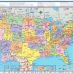 USA Desk Map