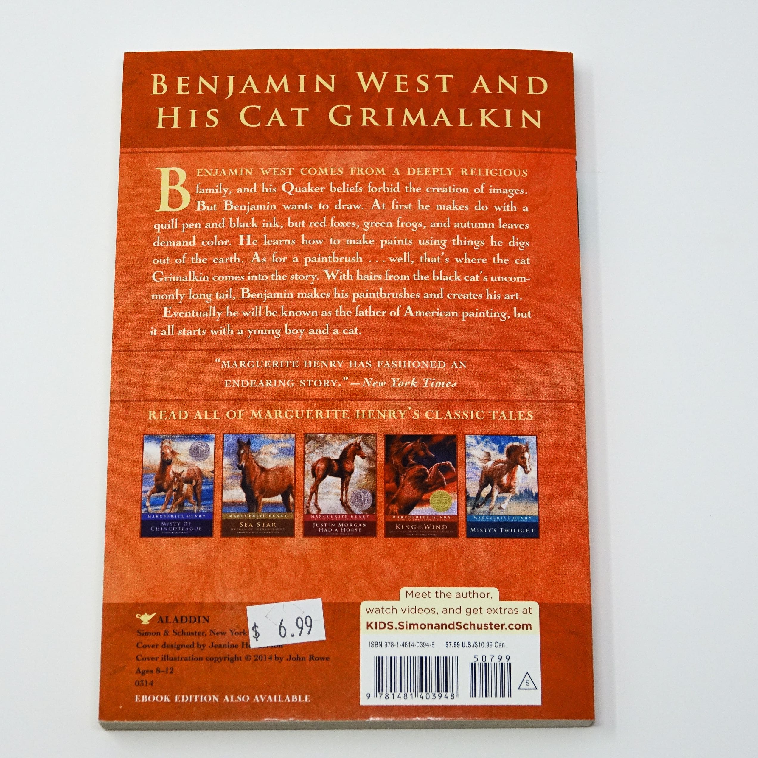 Benjamin West and His Cat Grimalkin - Image 2